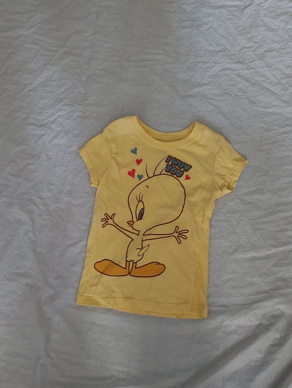 Kids Yellow Tweety Graphic Tee